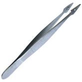 Aero Healthcare AEROINSTRUMENT Stainless Steel Fine Forceps with Pin 13cm